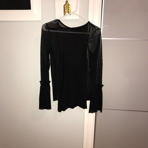 VERO MODA MEDIUM SHEER TOP WITH TANK TOP